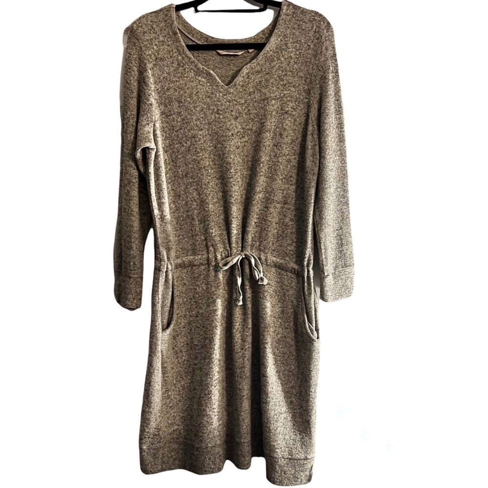 Soft Surroundings Woman’s Sz Small Gray Easy Living Dress